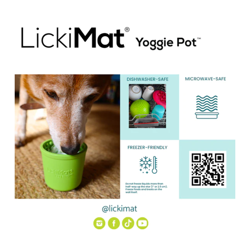 Lickimat Yoggie pot